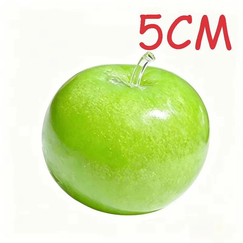Green Apple Slushie Squishy Fidget Toy – Crunchy Moldable Sensory Squishy Fidget Toy Nixie 5cm
