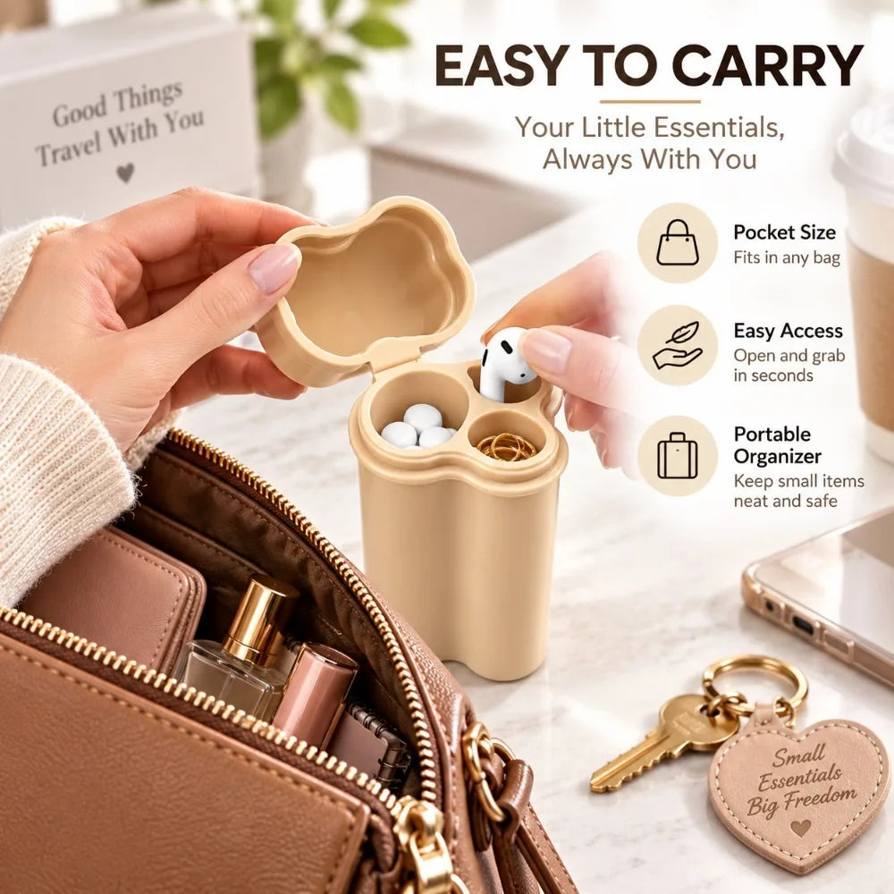 Waterproof Cigarette & Lighter Case – Frosted Acrylic Flip Lid