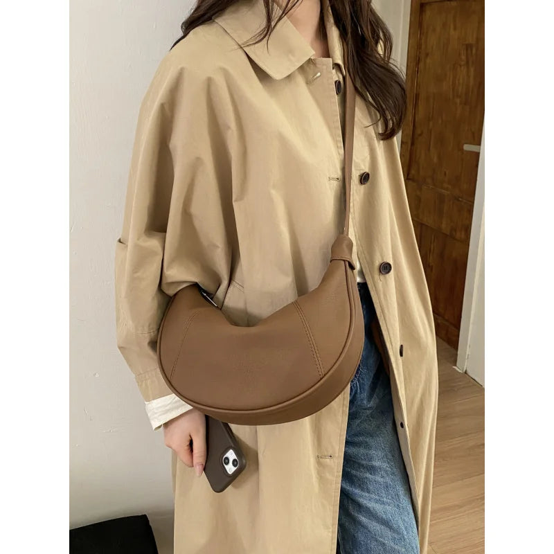 Patchwork Dumpling Crossbody Bag for Women | Shoulder Bag
