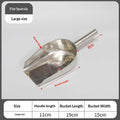 304 Stainless Steel Food Scoop – Ice, Coffee & Kitchen Use Kitchen Food Scoop Nixie A3