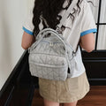 Nixie Large-Capacity Flannel Tote Shoulder & Crossbody Bag Women's Tote Bag Nixie Gray
