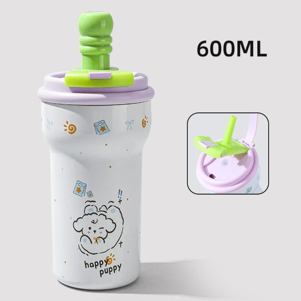 Nixie 600ml Insulated Vacuum Cup 316 Steel Ceramic Water Mug Insulated Travel Mug Nixie Green <50ml