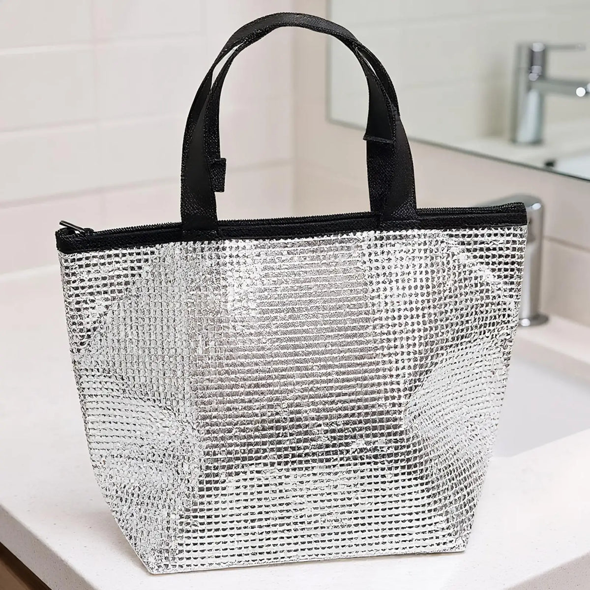 Foldable Aluminum Foil Insulated Cooler Bag | Bento Lunch Bag Insulated Cooler Bag Nixie