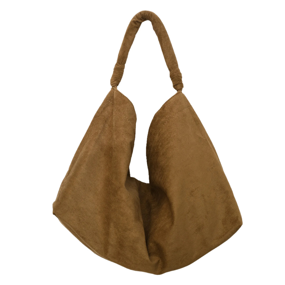 Women's Minimalist Nylon Shoulder Bag – Large Capacity Tote Women's Shoulder Bag Nixie BB-1475Brown