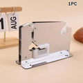 Portable Metal Bag Sealer with Tape Dispenser & Trimmer Bag Sealer Tool Nixie 1PC Silver