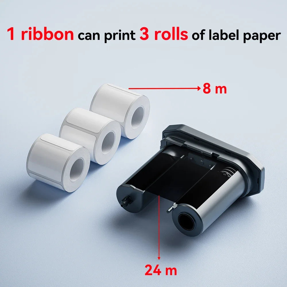 Niimbot M2 Carbon Ribbon – Black Red Gold Blue White Colors