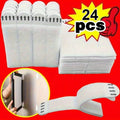 24–48PCS Heavy-Duty Seamless Self-Adhesive Magic Tape Fasteners Adhesive Wall Fasteners Nixie 24Pcs 12Pairs