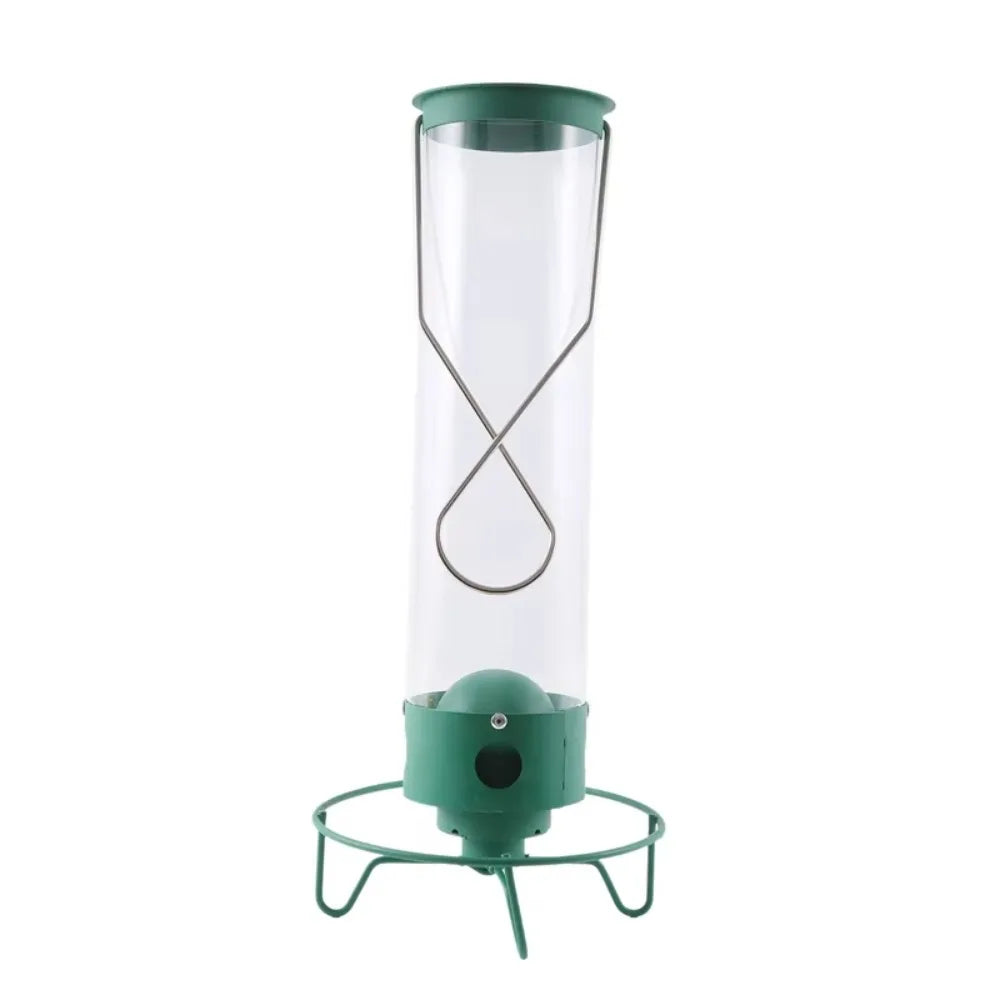 Squirrel-Proof Wild Bird Feeder – Large Capacity Metal Hanging Wild Bird Feeder Nixie As Shown