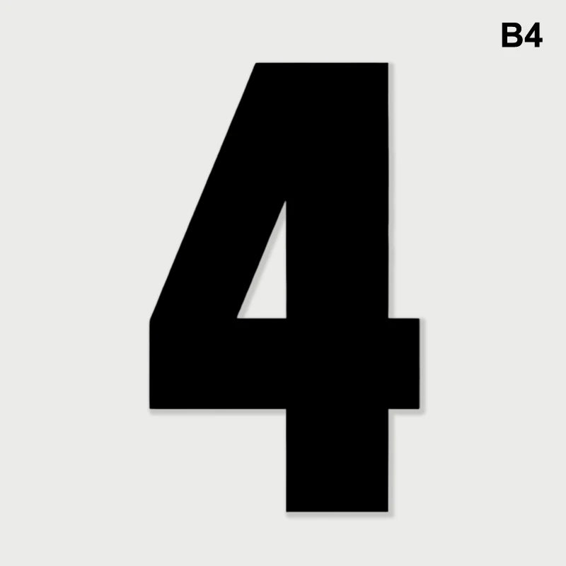 Weatherproof Wheelie Bin Number Stickers – Self-Adhesive PVC