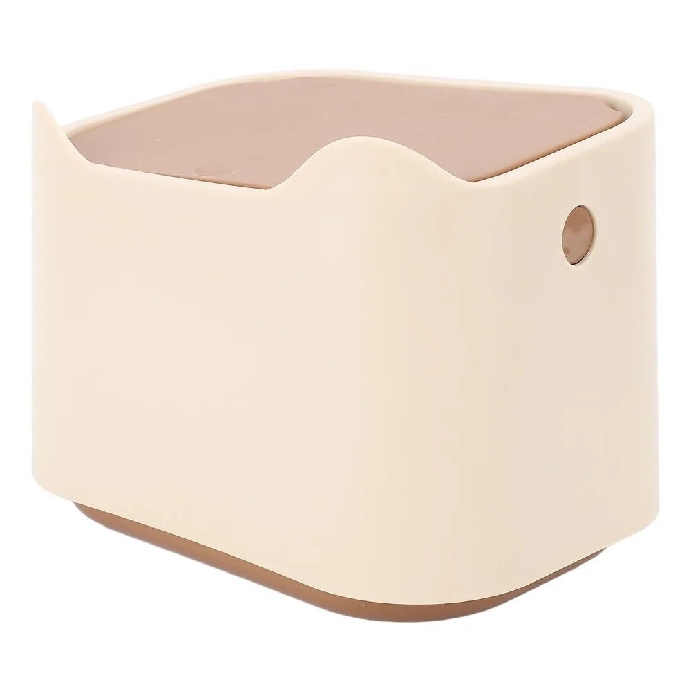 Enclosed Cat Litter Trash Can with Press Lid | Odor Control
