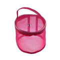 Portable Mesh Yarn Storage Bag for Knitting & Crochet Yarn Storage Bag Nixie rose red