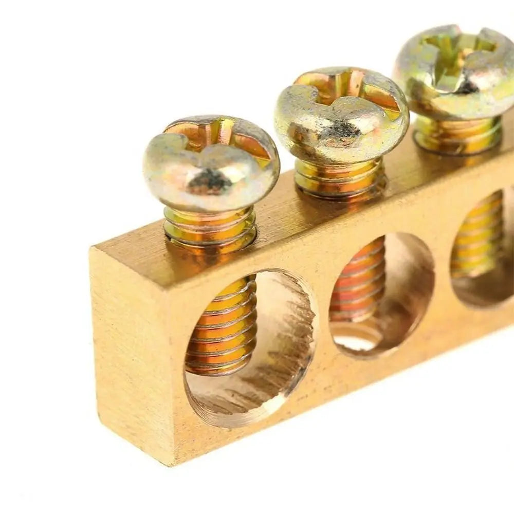 Copper Bar Terminal Block Screw Wire Connector | Bus Bar