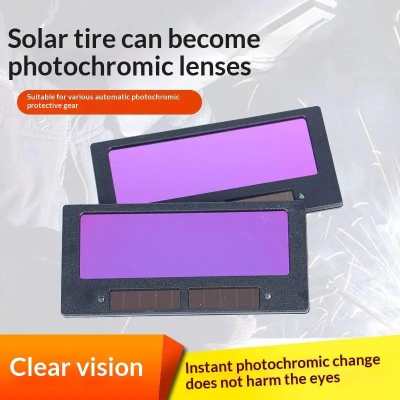 Solar Auto Darkening Welding Lens 2-Pack | 0.1ms Dimming Welding Helmet Lens Nixie