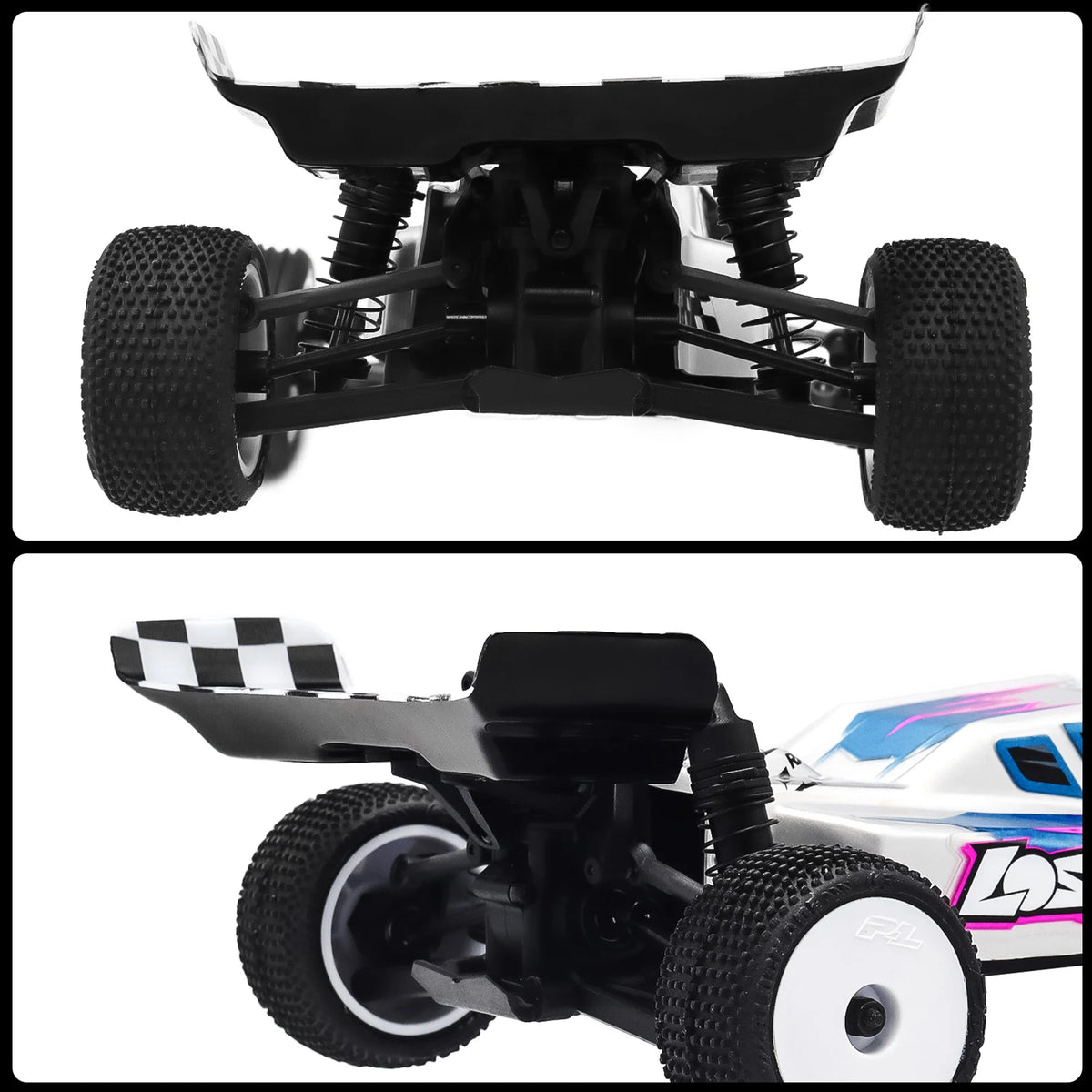 RC Rear Wing Spoiler for Losi Micro-B 1/24 Buggy Upgrade RC Car Upgrade Part Nixie