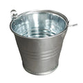 6-Pack Mini Galvanized Steel Buckets – Food-Safe with Handles Mini Galvanized Buckets Nixie silvery