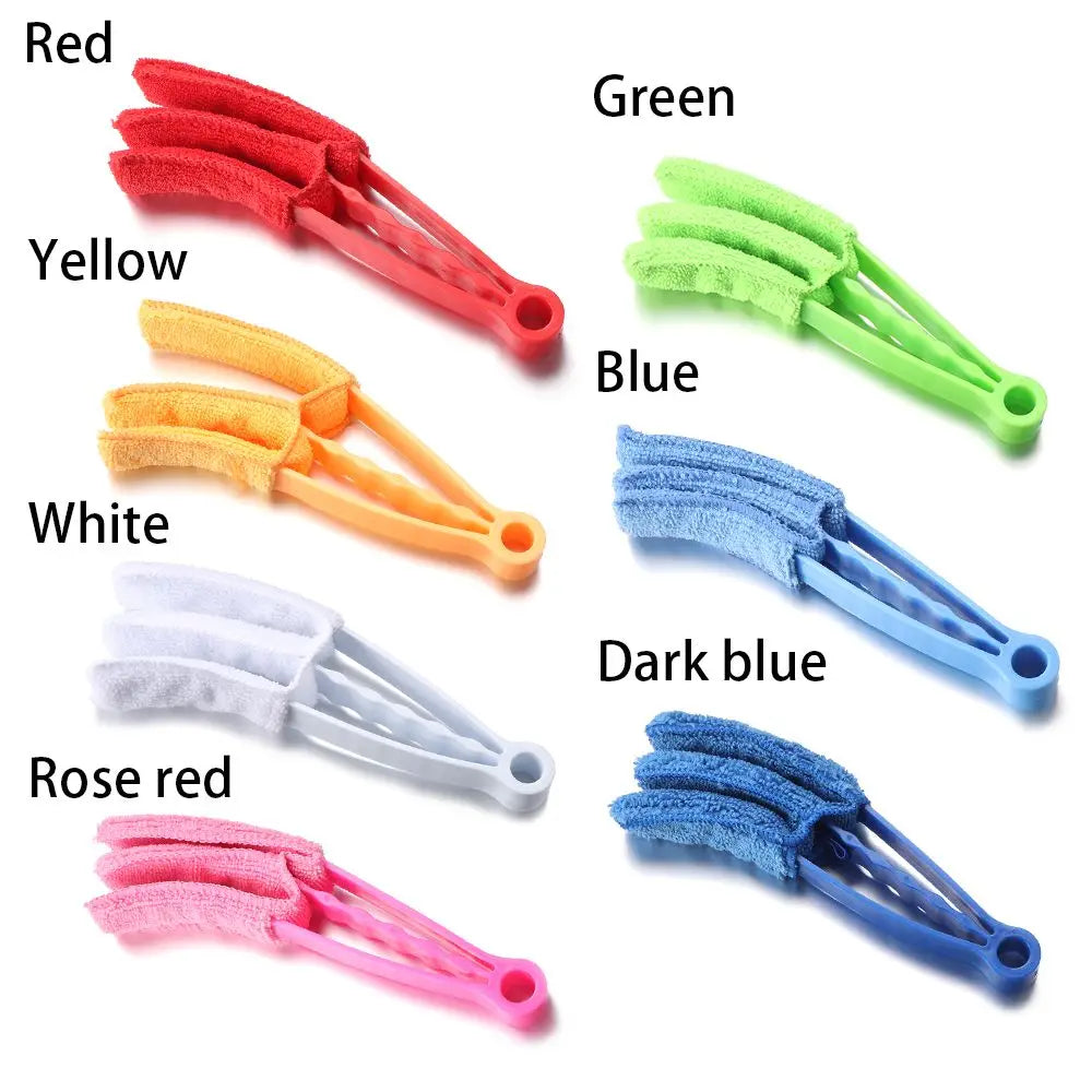 Microfiber Venetian Blind Cleaner Brush – 3-Arm Duster Clip Blind Cleaner Brush Nixie