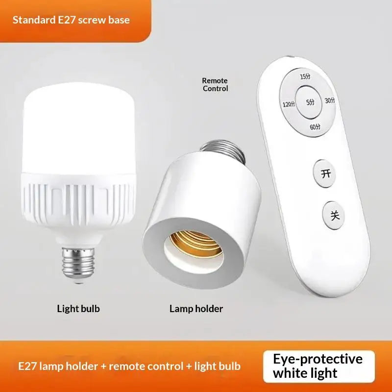 E27 Remote Control Lamp Socket with Auto-Off Timer | 10m Range