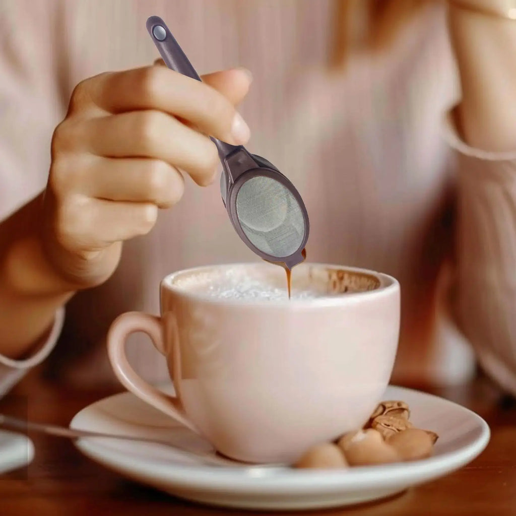 Reusable Fine Mesh Coffee Filter Spoon & Tea Infuser