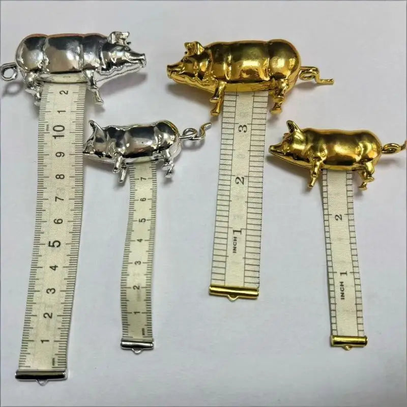 Mini Pig Retractable Tape Measure – Metal Sewing Ruler Retractable Tape Measure Nixie