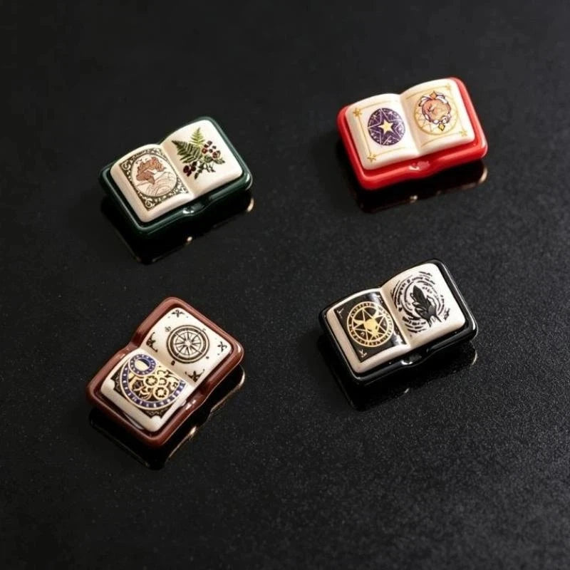 Retro Mini Resin Magic Book Charms 5/10/20PCS – DIY Jewelry Resin Jewelry Charms Nixie