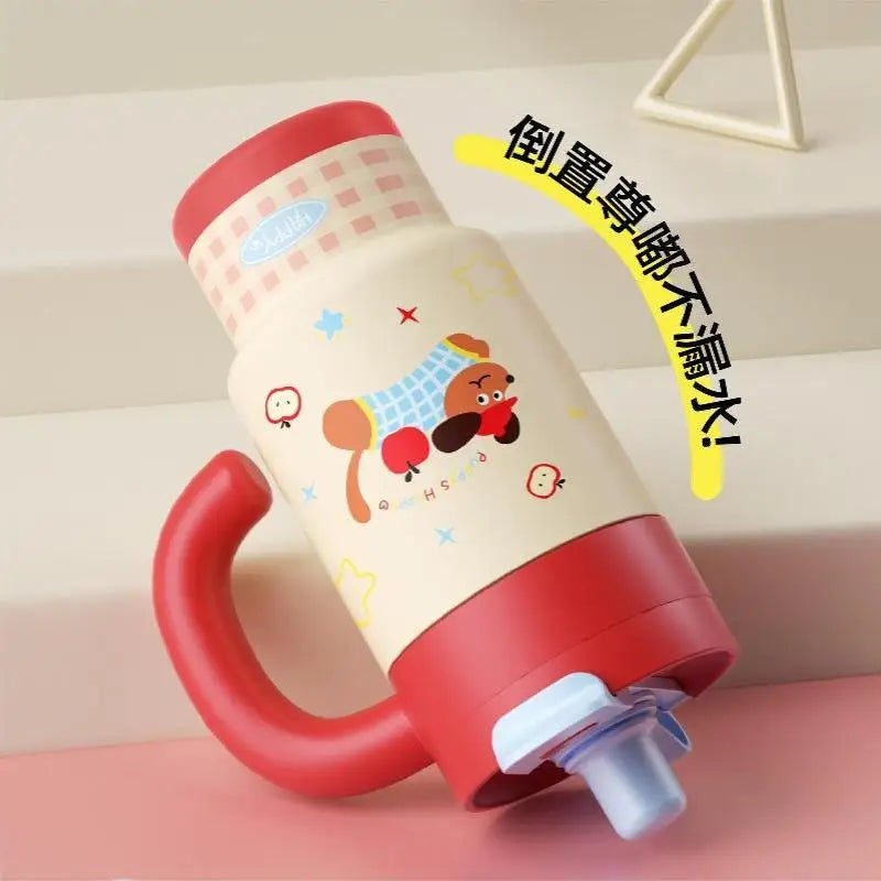 850ml Cartoon Stainless Steel Insulated Tumbler with Handle Insulated Tumbler Nixie