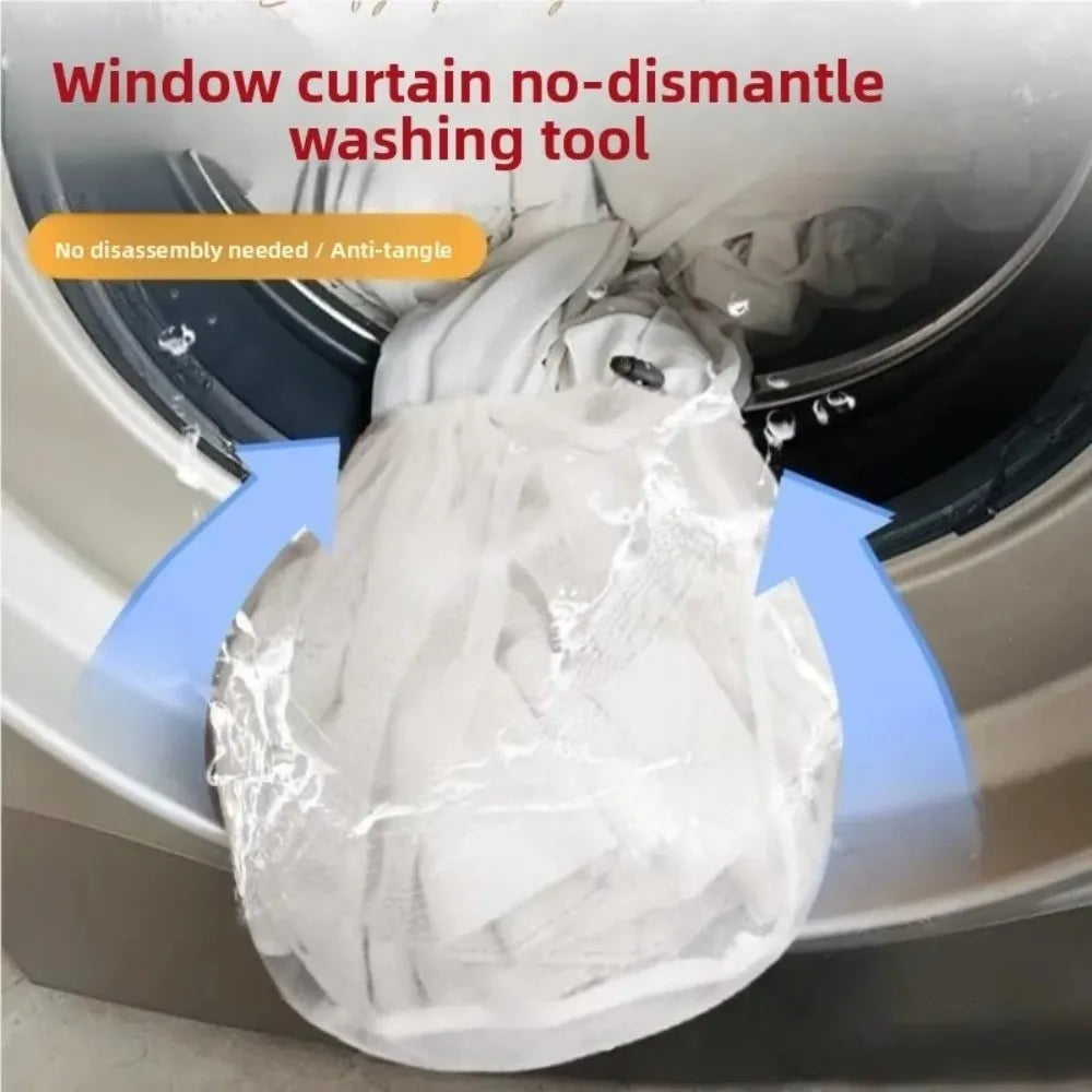 Mesh Curtain Washing Bag – Anti-Deformation Laundry Bag Mesh Laundry Bag Nixie