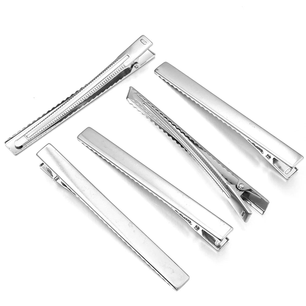 Metal Duckbill Alligator Hair Clips Flat Hairpins 20-50pcs