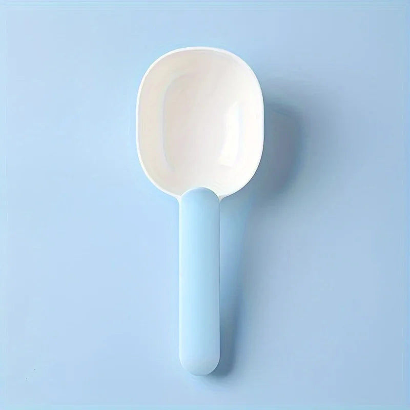 2-in-1 Pet Food Spoon with Seal Clip for Cats, Dogs & Birds Pet Food Scoop Nixie Blue