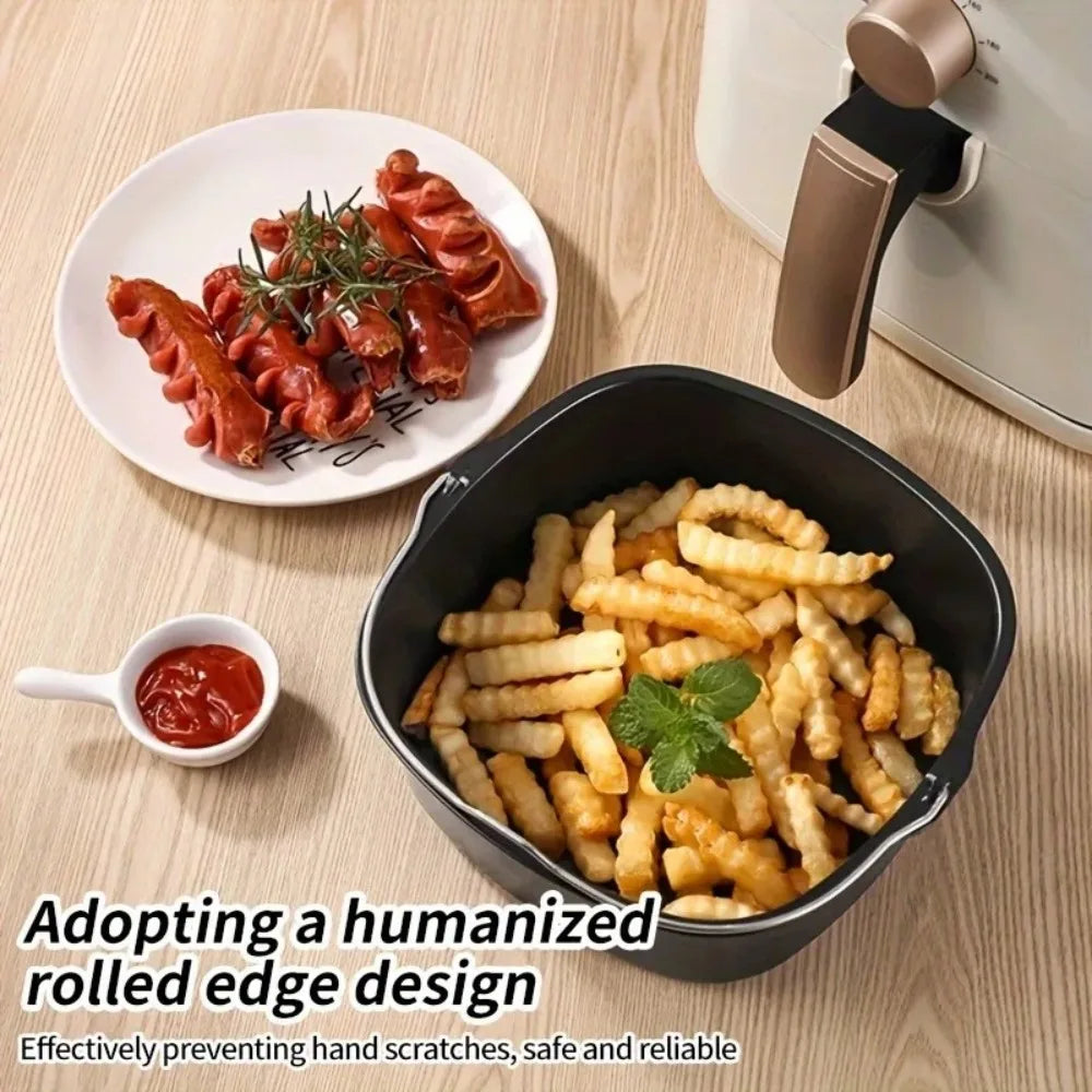 Nixie Nonstick Air Fryer Baking Pan – Pizza & Cake Mold Nonstick Baking Pan Nixie