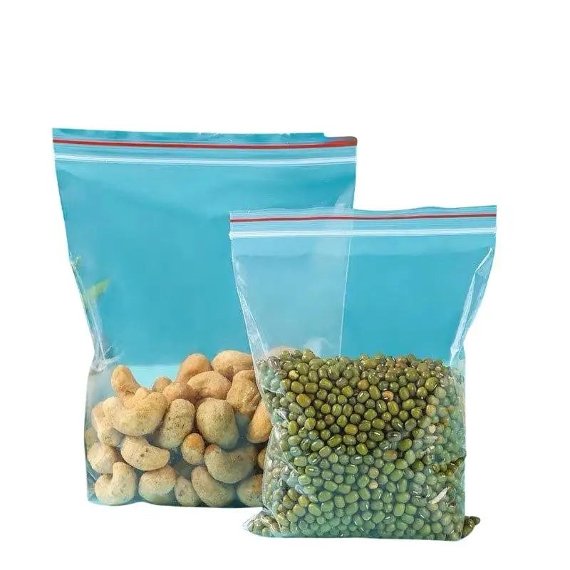 Clear Reclosable Zip Lock Bags 100pcs | Food & Storage Use Resealable Storage Bags Nixie