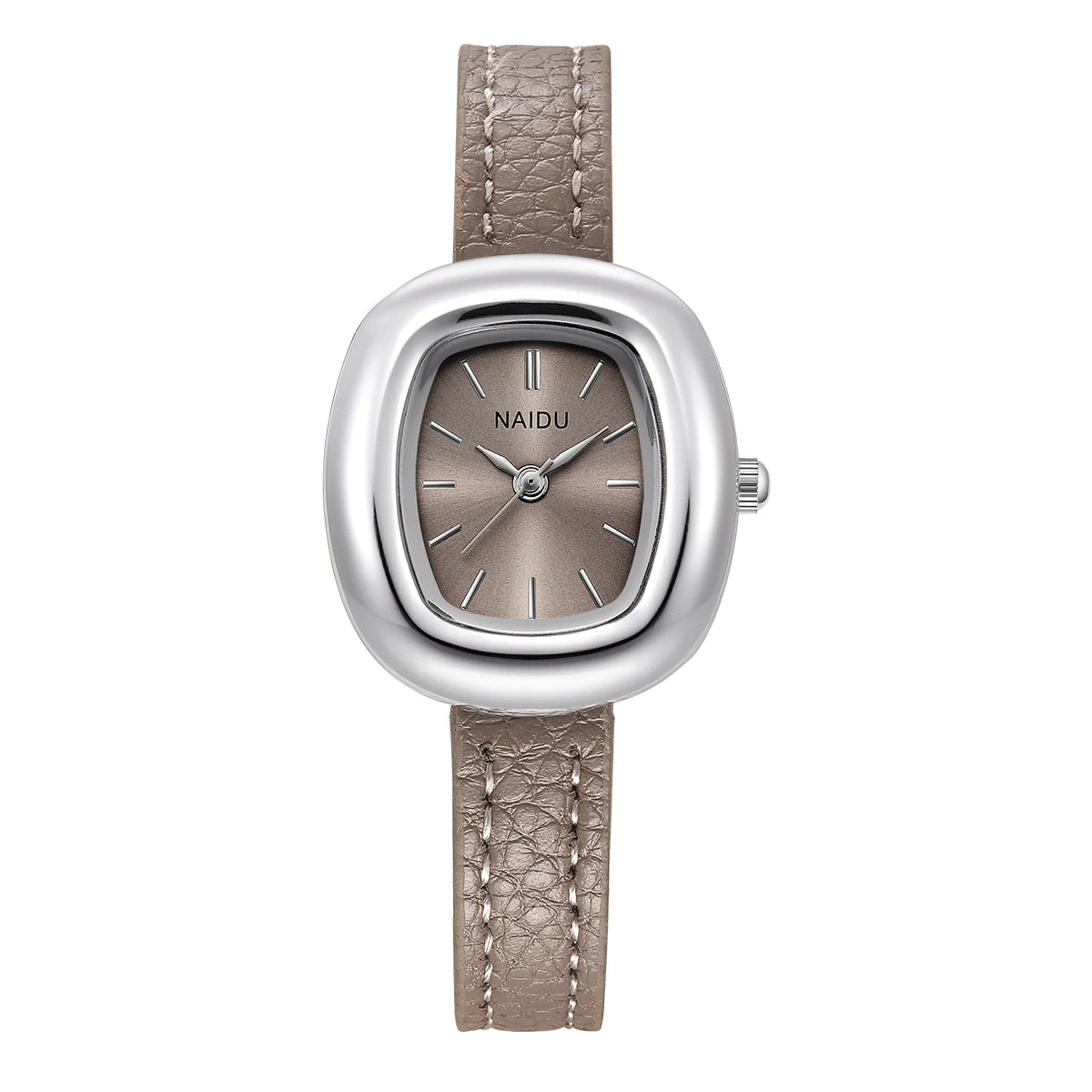 Women's Retro Elegant Quartz Watch – Leather Band, Alloy Case