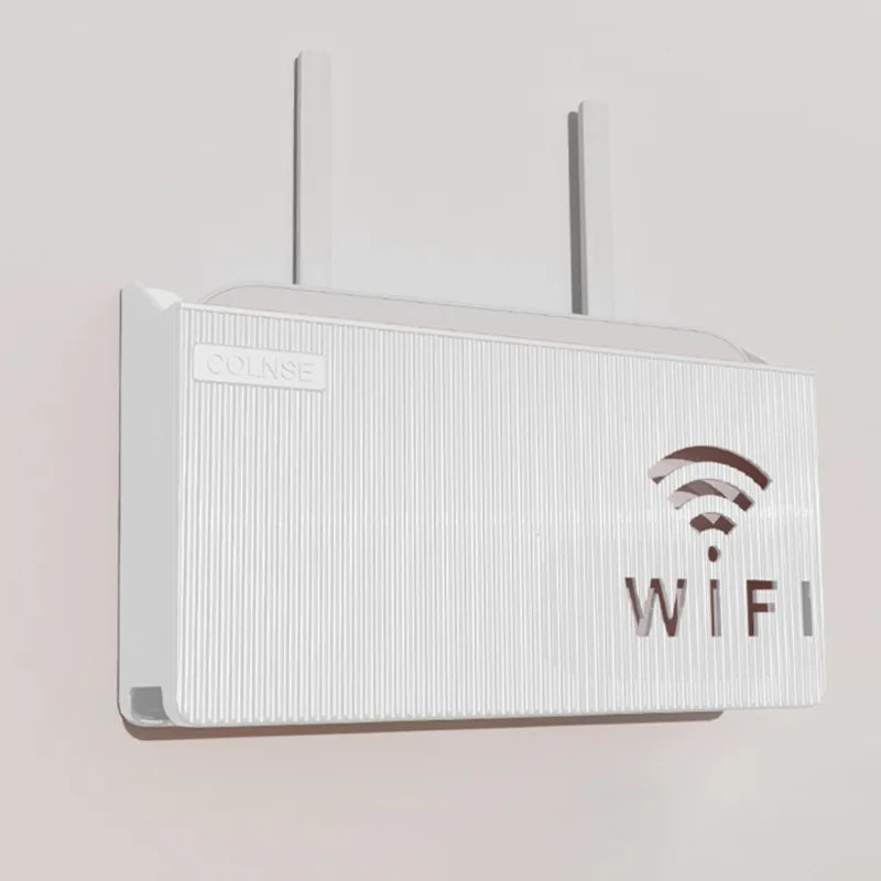 Wall Mounted WiFi Router Rack & Cable Management Storage Box Router Storage Rack Nixie