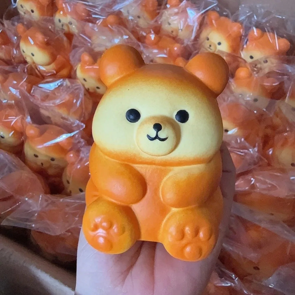 Slow Rising Squeeze Toy – Cartoon Bear Bread & Cake Squishy Squishy Squeeze Toy Nixie