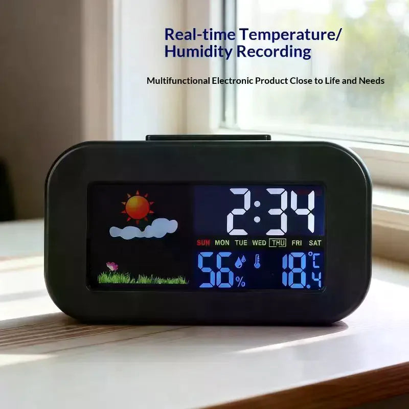 Weather Station Clock | Color Display, Temp & Humidity Monitor
