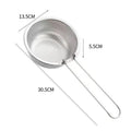 Stainless Steel Hot Pot Skimmer Noodle Strainer Fry Basket Kitchen Strainer Basket Nixie Round-1PC