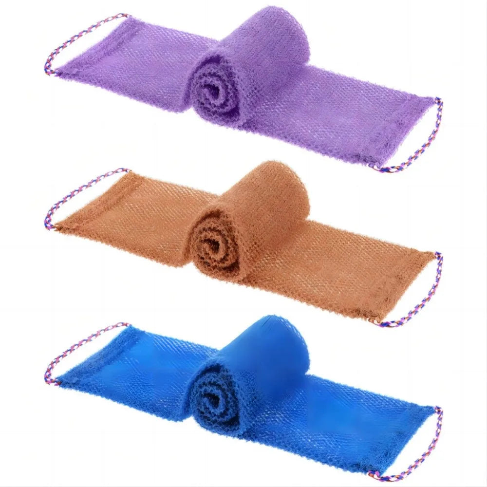 African Net Sponge Long Back Strap Exfoliating Shower Puff Exfoliating Bath Sponge Nixie