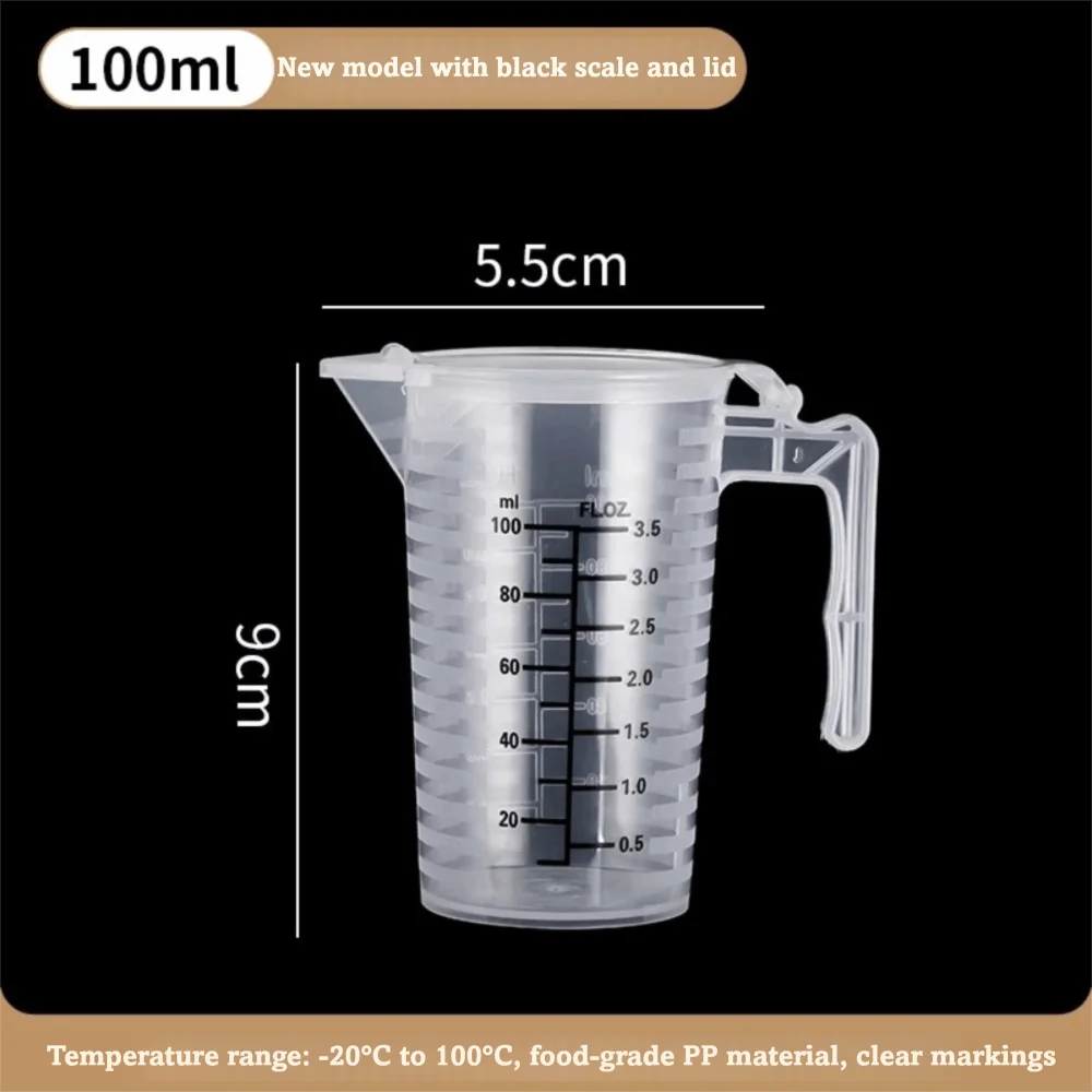 Clear Measuring Cup with Lid & Scale 100–5000mL | Nixie Measuring Cup Nixie 100ml