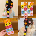 10 Pcs Sunflower Hair Clips Cute Floral Hairpins for Women Floral Hair Clips Nixie 10PCS-4