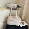 Women's Large Capacity Nylon Shoulder Bag – Casual Handbag Shoulder Handbag Nixie BB-538-Beige