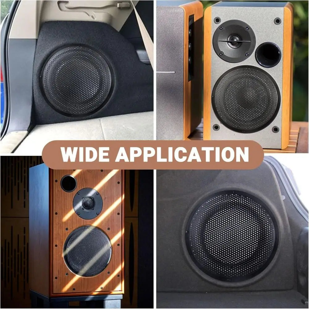 Plastic Speaker Grill Mesh Cover 5/6/8/10 Inch Black Guard Speaker Grill Cover Nixie