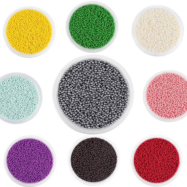 1000pcs 2mm Glass Seed Beads for DIY Jewelry Making