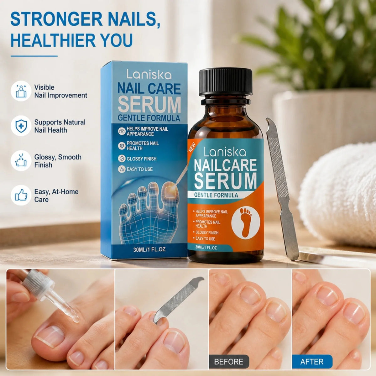 Nail Care Serum – Nourishing Nail Essence for Smooth Nails Nail Care Serum Nixie