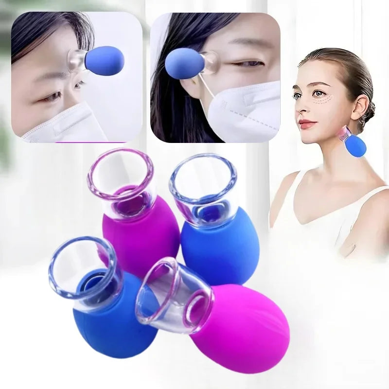 Silicone Cupping Massage Cup – Face, Neck & Body Vacuum Tool Cupping Massage Cup Nixie