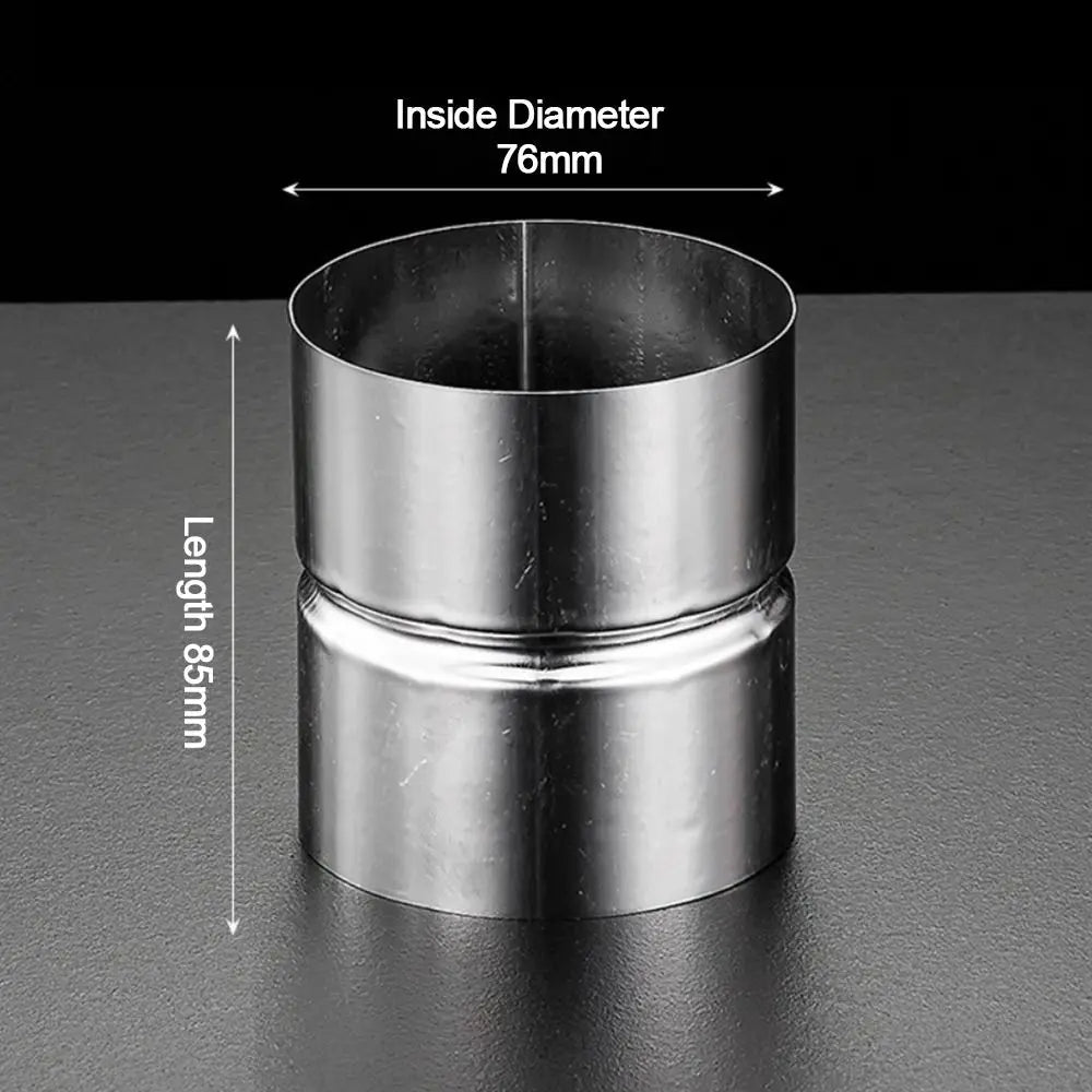 Stainless Steel Straight Pipe Joint Adapter 51mm–102mm