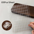 100Pcs Double-Sided Clear Nail Gel Tape – Nail Tip Display Strip Nail Art Tape Nixie Grid