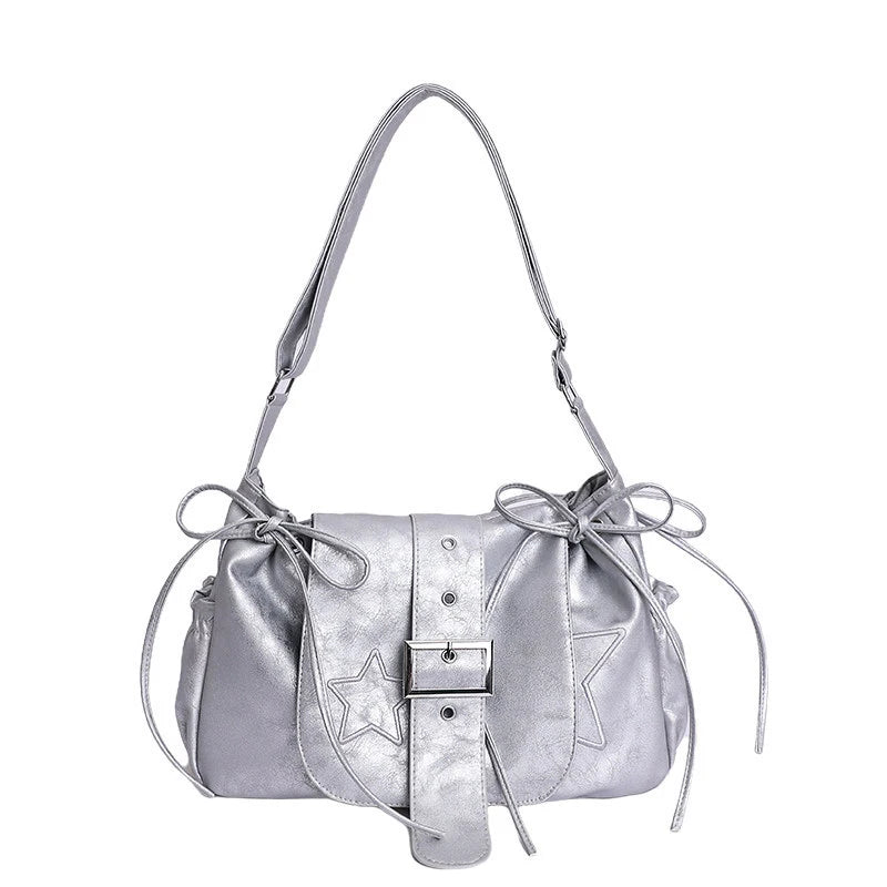 Korean-Style Women's Bow Underarm Crossbody Shoulder Bag | Nixie Women's Crossbody Handbag Nixie