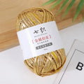 Cracked Metallic Flat Yarn 100g – Holographic Crochet & Knit Yarn Metallic Craft Yarn Nixie A1