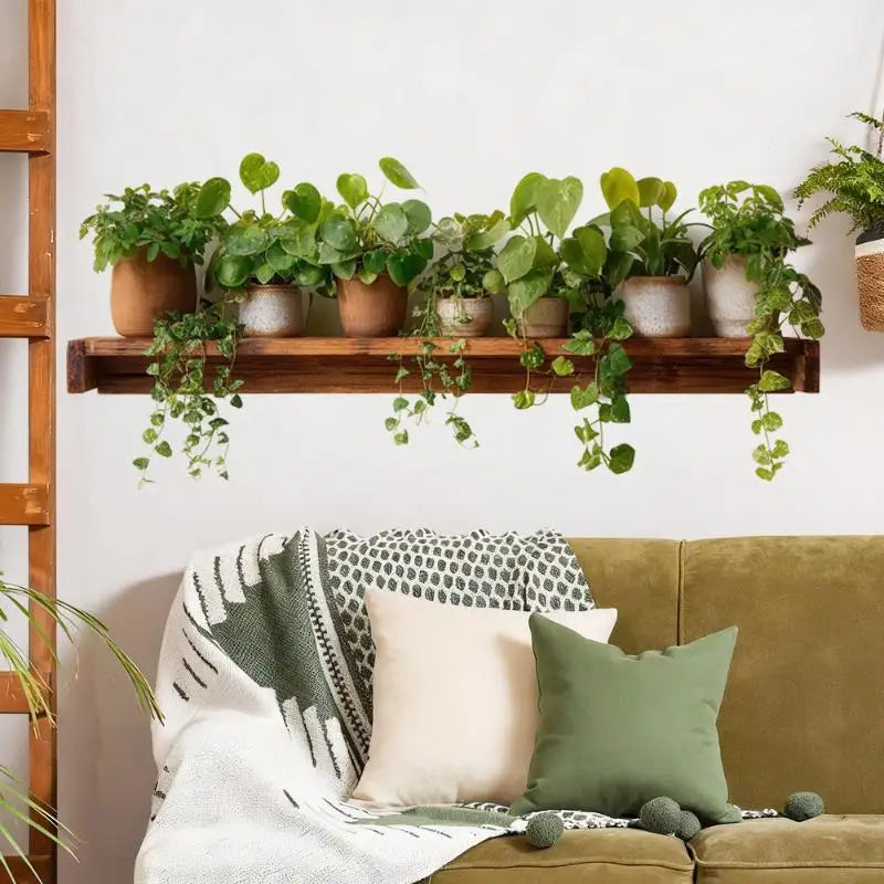 Green Leaf Branch Wall Sticker Peel & Stick Decal | Home Decor Wall Decal Sticker Nixie
