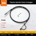 Adjustable Drain Pipe Dredger – Flexible Steel Chain Cleaner Drain Pipe Dredger Nixie 2 Meter