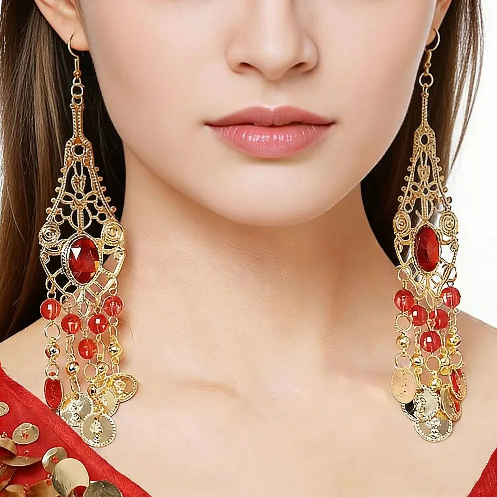 Bohemian Sequin Head Chain Indian Belly Dance Headdress Head Chain Headdress Nixie